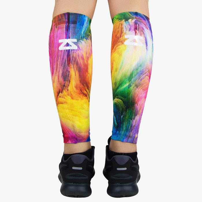Color Explosion Compression Leg SleevesLeg Sleeves - Zensah