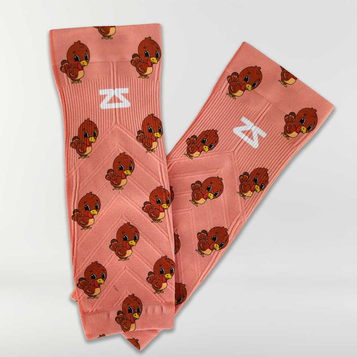 Cute Turkeys Compression Leg SleevesLeg Sleeves - Zensah