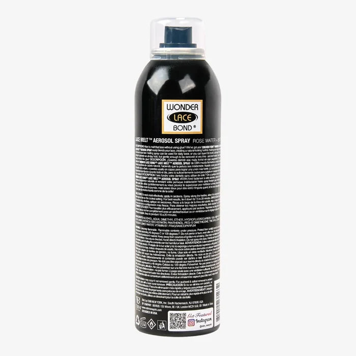 Ebin New York Wonder Lace Bond Lace Melt Aerosol Spray (Rose Water) - UK Shipping Only
