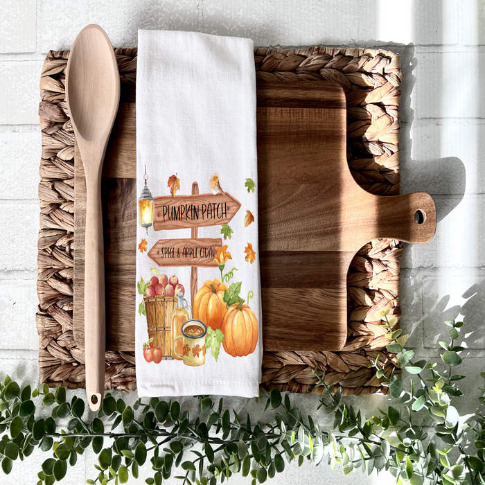 Fall Tea Towel, Fall Kitchen Décor, Fall Party Décor