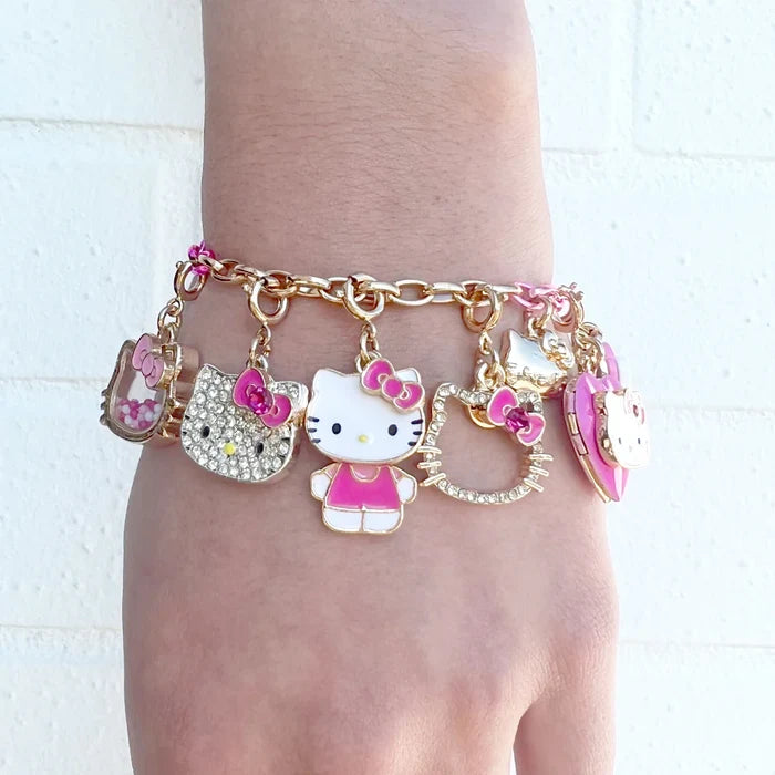 Gold Hello Kitty Shaker Charm