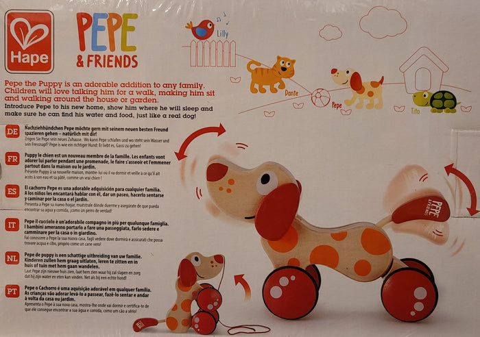 Hape Pepe Pull Along
