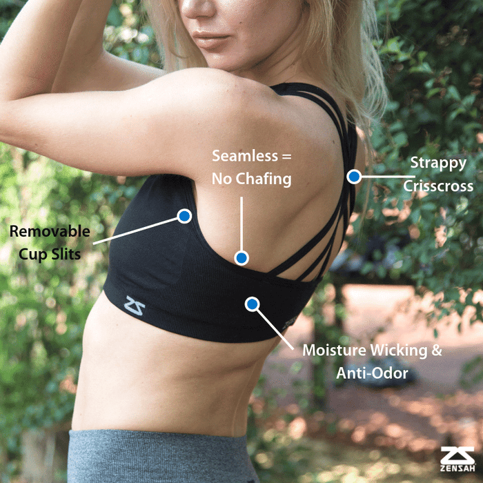 High Neck Sports BraSports Bras - Zensah