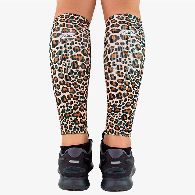 Leopard Compression Leg SleevesLeg Sleeves - Zensah