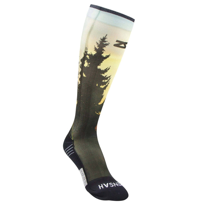Mountain Sunset Compression Socks (Knee-High)Socks - Zensah
