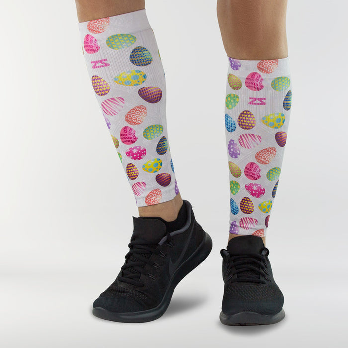 Painted Easter Eggs Compression Leg SleevesLeg Sleeves - Zensah