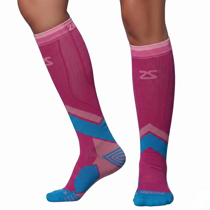 S / Hot Pink-Coral-Aqua