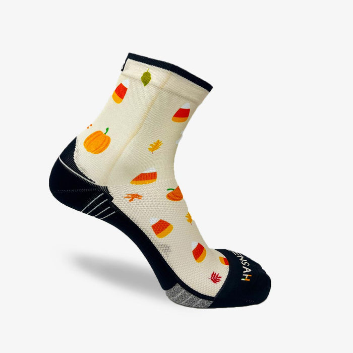 Pumpkins and Candy Running Socks (Mini-Crew)