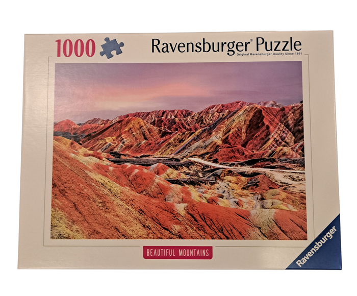 Ravensburger 1000pc Puzzle - Rainbow Mountains, China