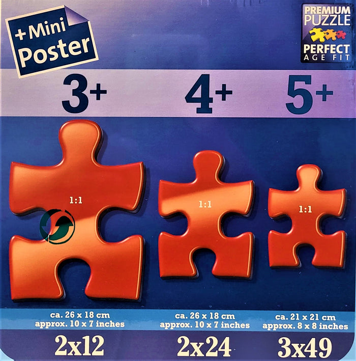 Ravensburger 3x49pc Puzzle - Diggers at Work!