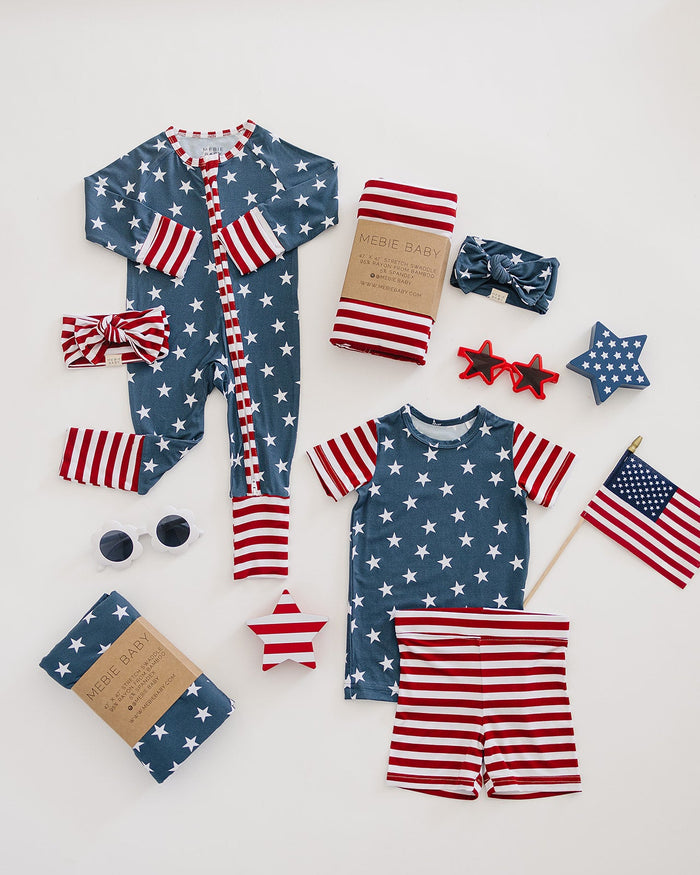 Stars Bamboo Stretch Swaddle