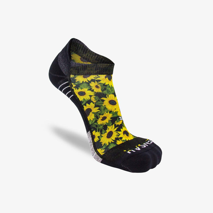 Sunflowers Running Socks (No Show) - Zensah