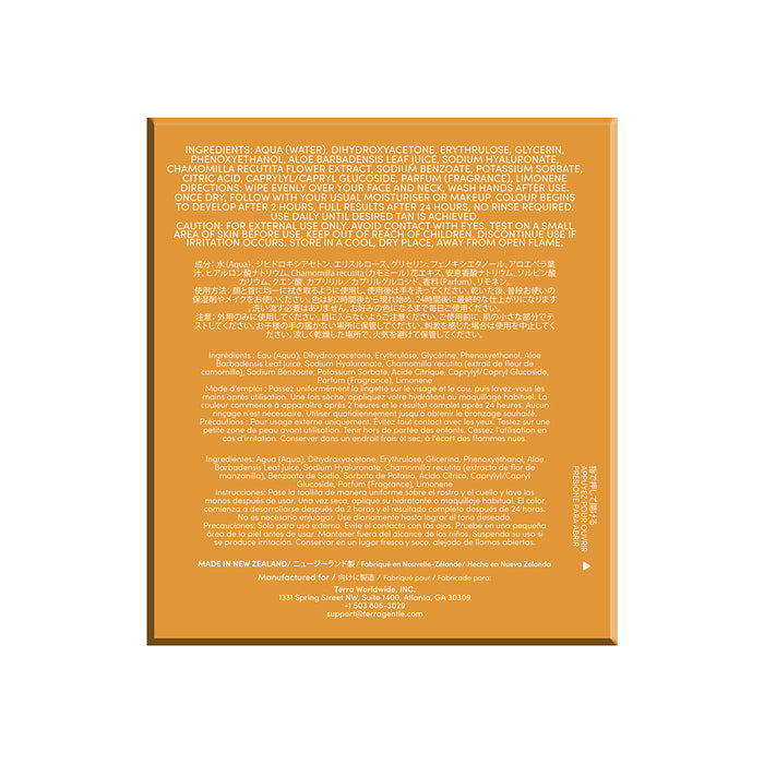 Terra Self-Tan Face Wipes