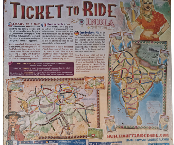 Ticket To Ride - India