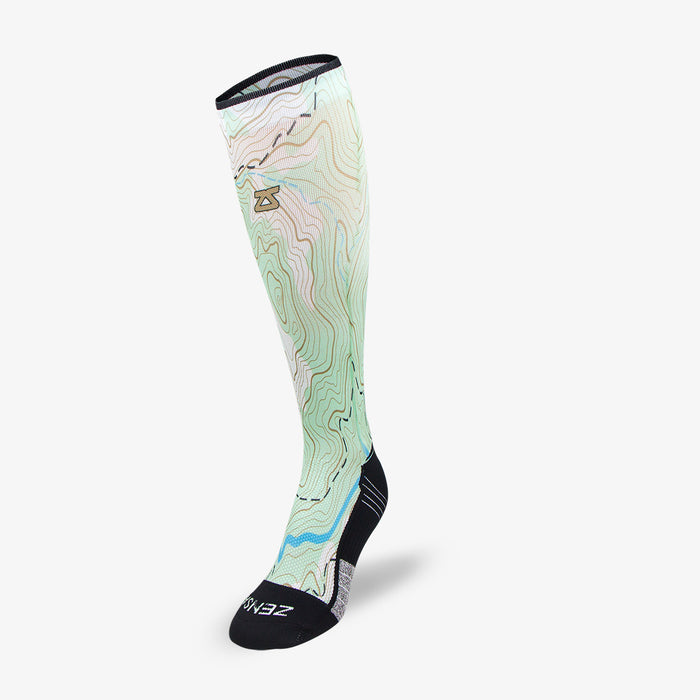 Topography Compression Socks (Knee-High)Socks - Zensah