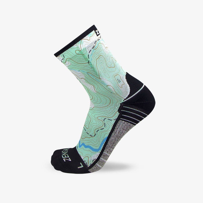 Topography Socks (Mini Crew)Socks - Zensah