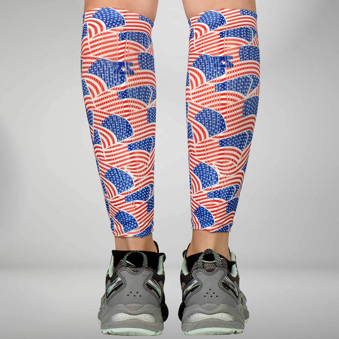 USA Flag Compression Leg SleevesLeg Sleeves - Zensah
