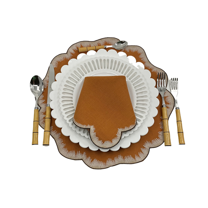 Valver Dinner Napkin, Tobacco, Set of 4