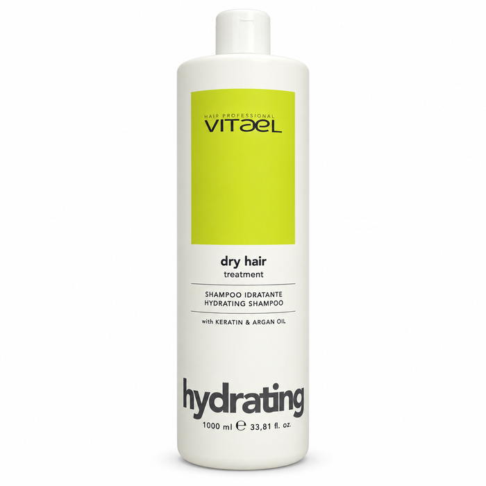 Vitael Hydrating Shampoo With Keratin & Argan Oil 1000ml
