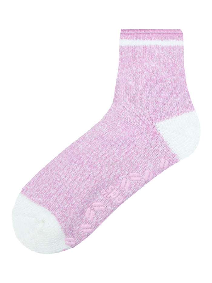 Women's Heat Bods Brushed Quarter Crew Socks 1 Pack