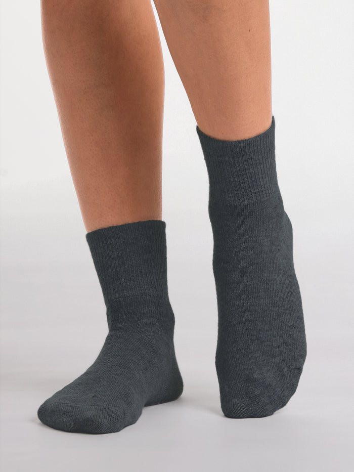 Women's Heat Bods Wool Ribbed Boot Sock 3 Pack