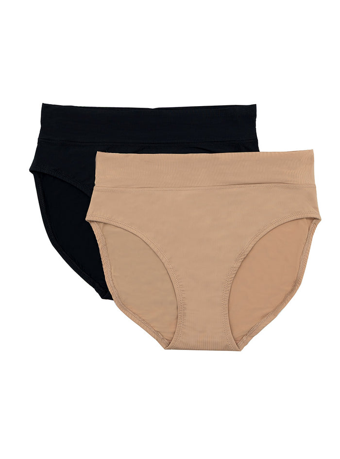 Womens Smoothlines Light Control Hi Cut Brief 2 Pack