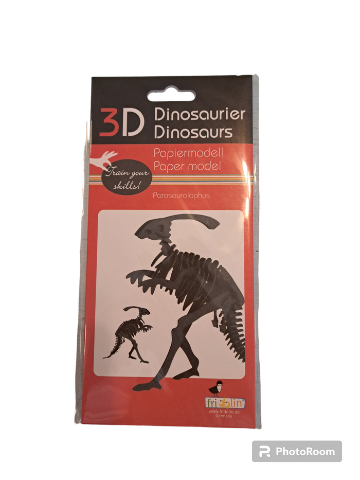 3D Paper Model - Parasaurolophus