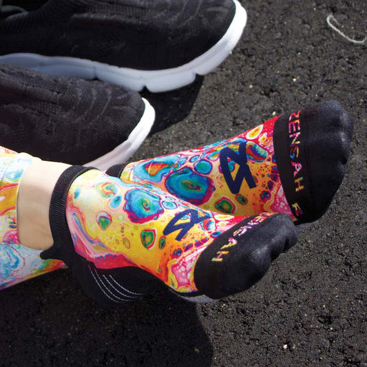 Abstract Art Running Socks (No Show)Socks - Zensah