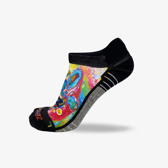 Abstract Art Running Socks (No Show)Socks - Zensah