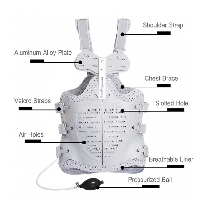 adjustable back support brace
