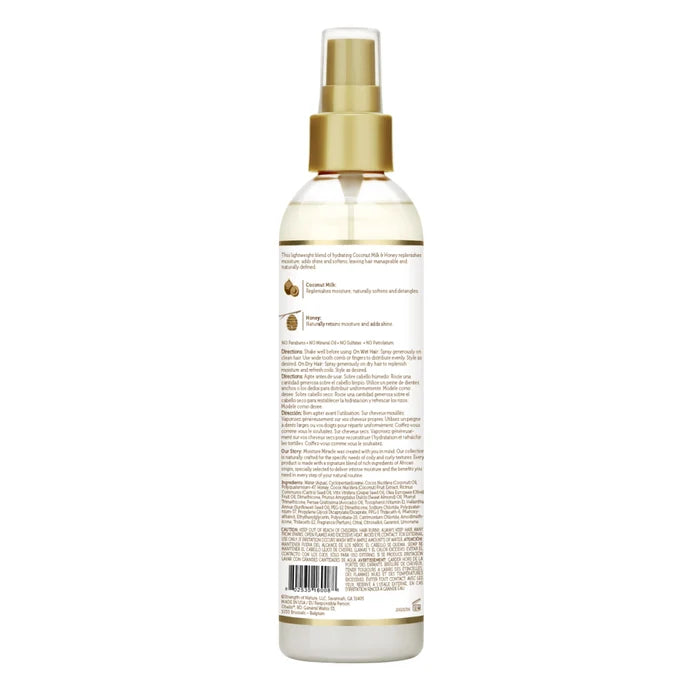 African Pride Moisture Miracle Coconut Milk & Honey Leave-In Conditioner 8oz