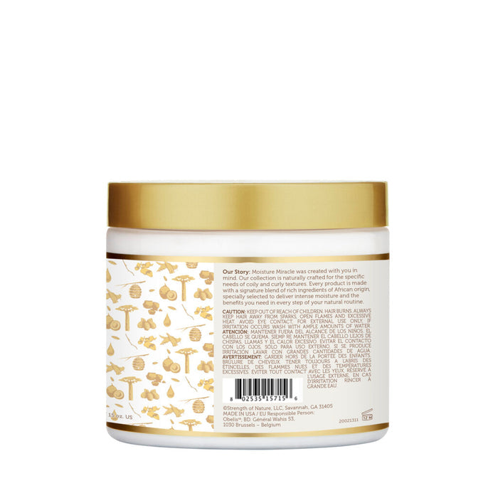 African Pride Moisture Miracle Coconut Oil & Baobab Oil Leave-In Cream 15oz