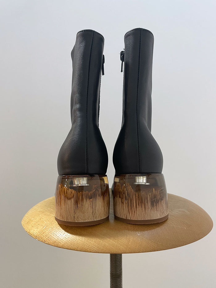 ALM. ADELA LEATHER BOOTS