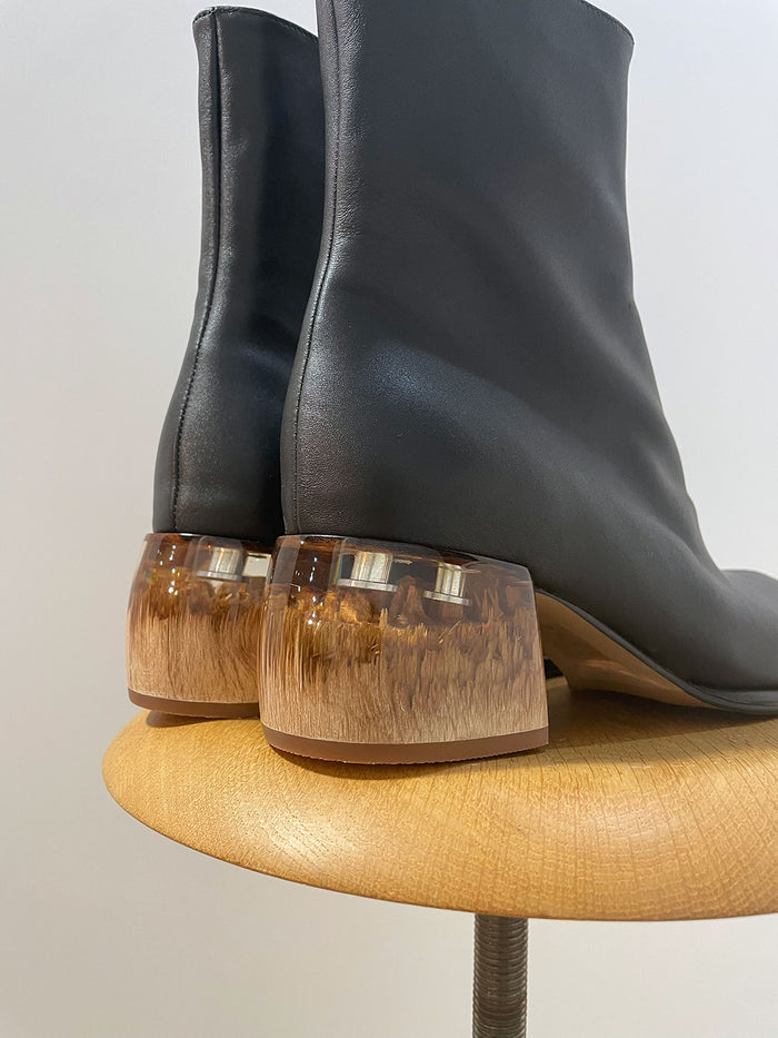 ALM. ADELA LEATHER BOOTS