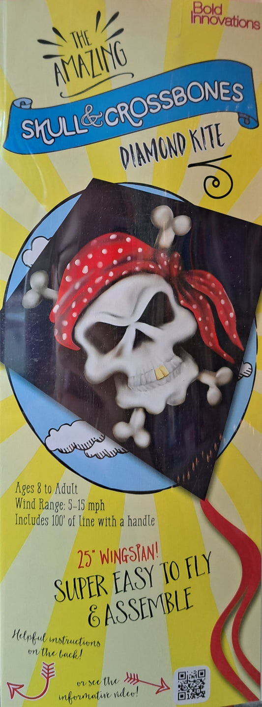 Amazing Diamond Kite - Skull & Crossbones