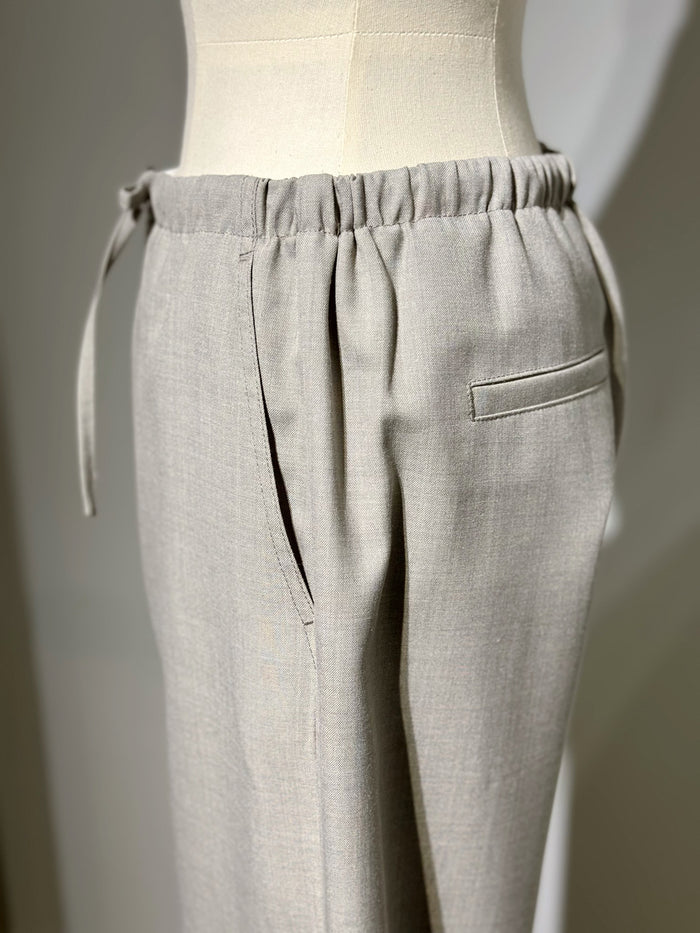 AMOMENTO WOOL BANDING PANTS