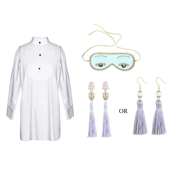 Audrey Hepburn “Breakfast at Tiffany’s” Sleep Set – One Size Fits Most (Rental) - Utopiat