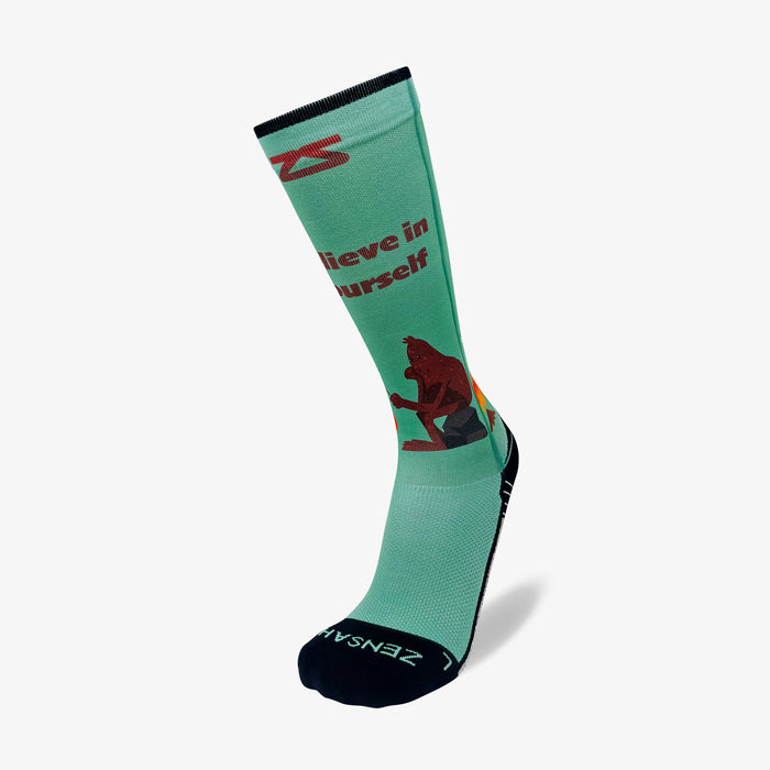 Bigfoot Believe in Yourself Compression Socks (Knee-High)