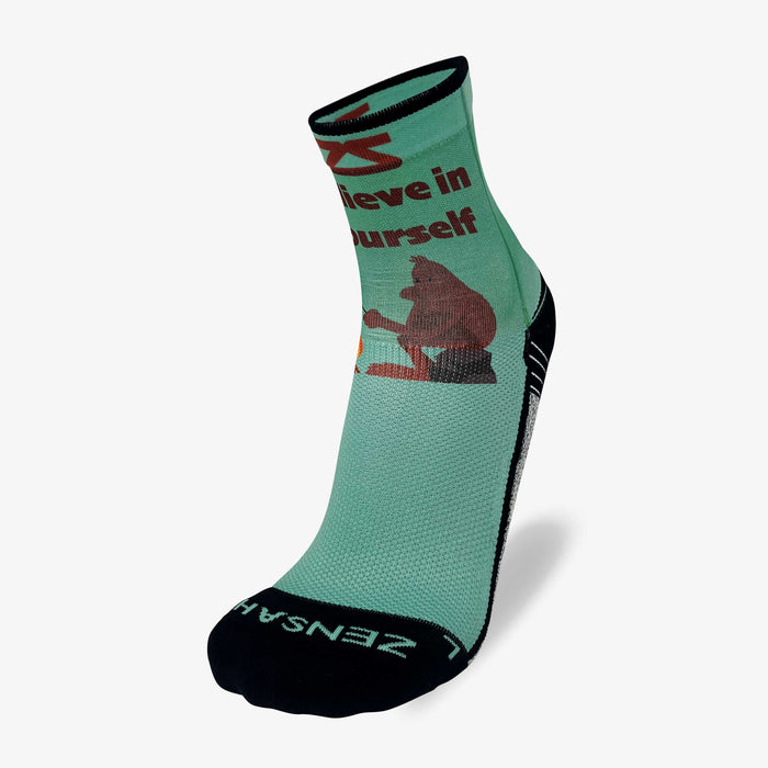 Bigfoot Believe in Yourself Socks (Mini-Crew)