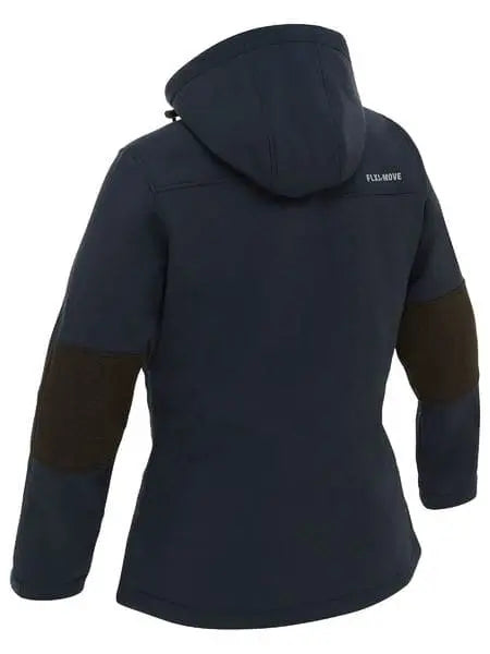 Bisley Flex & Move Women's Hooded Soft Shell Jacket BJL6570 - City Workwear