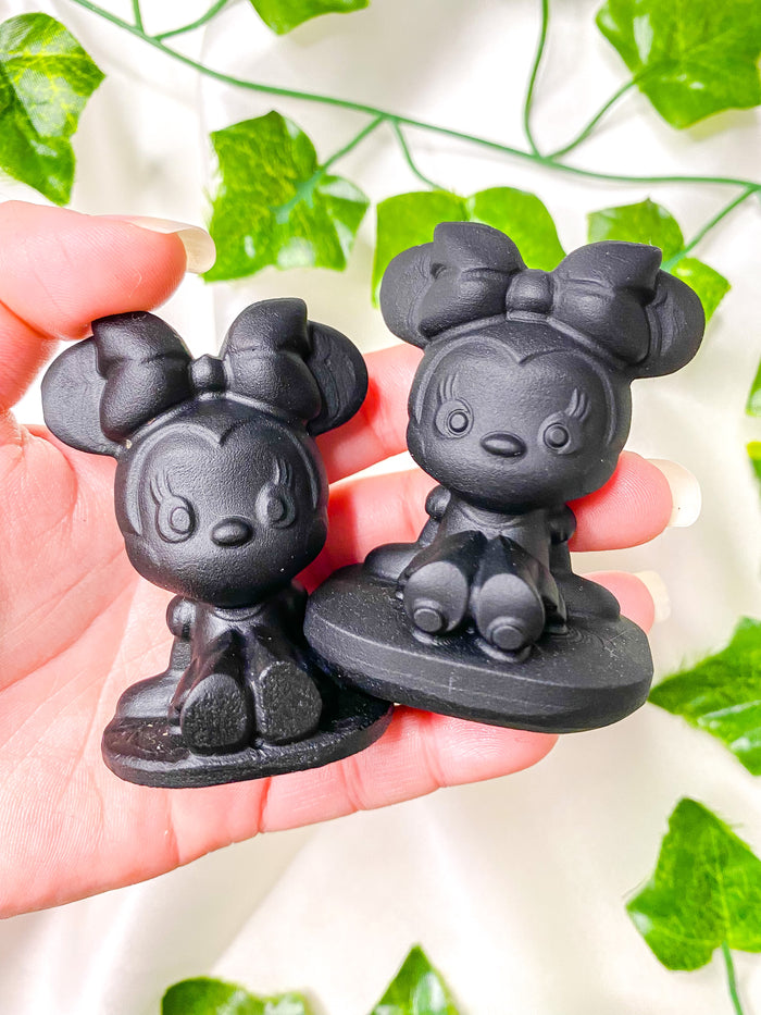 Black Obsidian Minnie Mouse