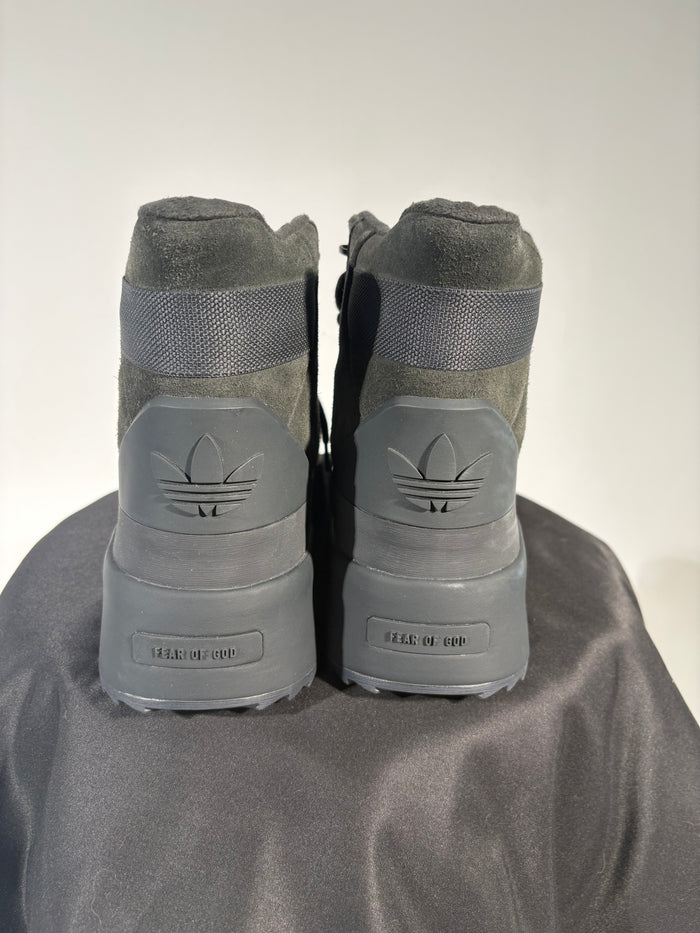 Adidas Black Suede High-Top Sneakers