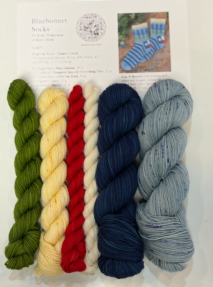 Bluebonnet Sock Kit PREORDER