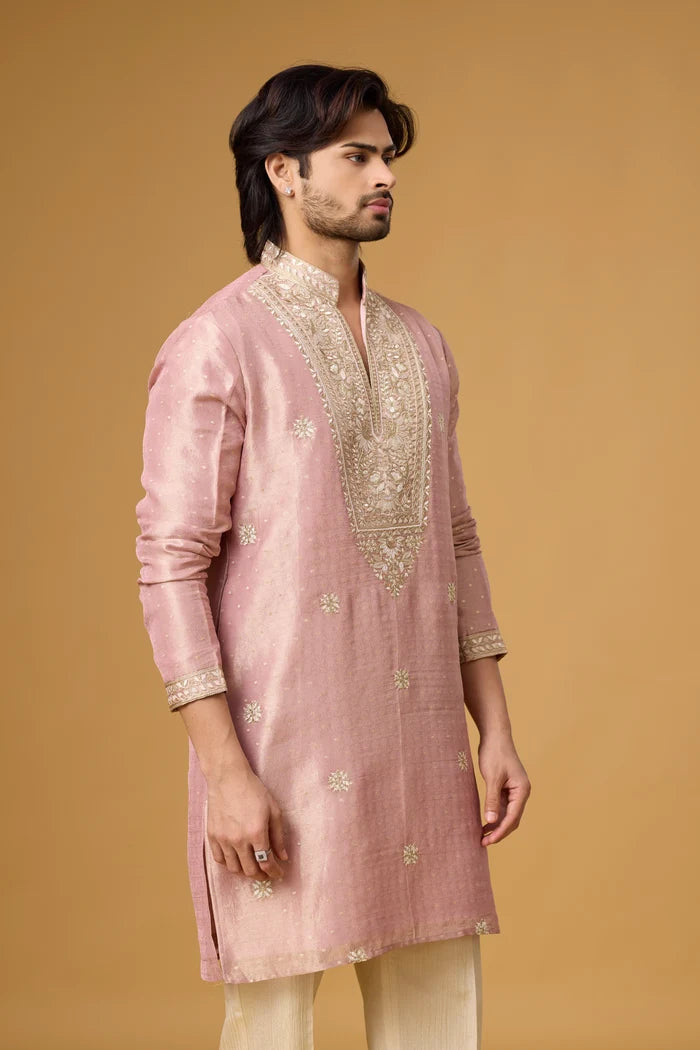 Buy Affordable Floral Kurta Set for Men Online India | Mahavir NX