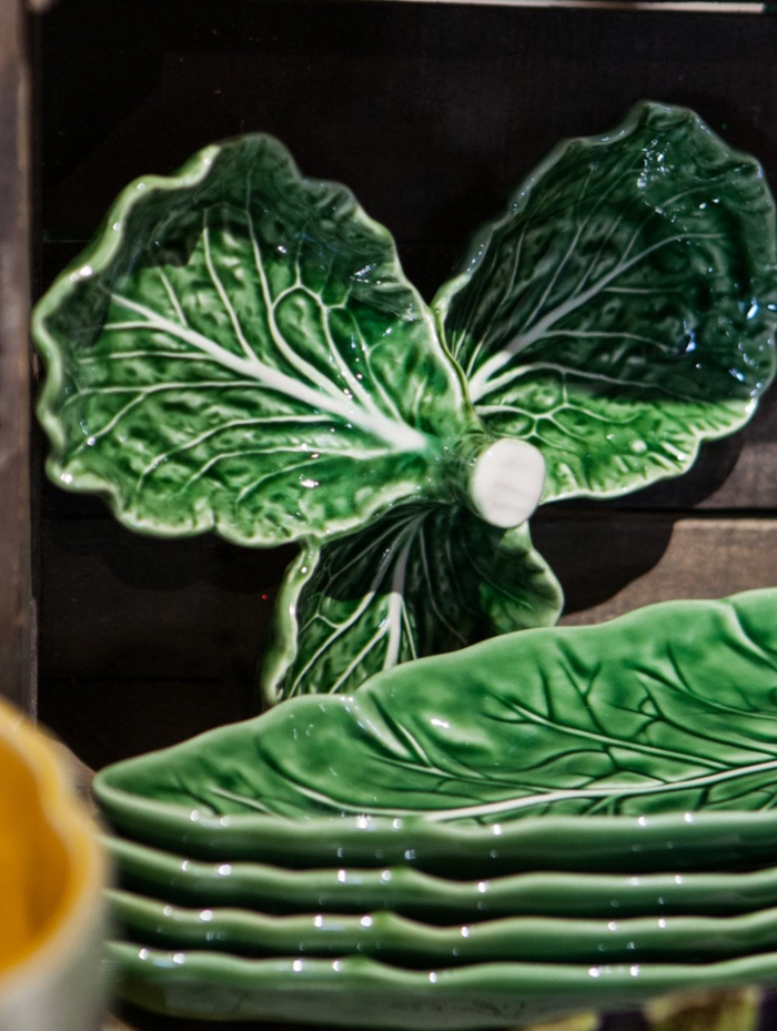 Bordallo Pinheiro Cabbage Olive Dish
