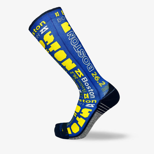 Boston Blue and Yellow Compression Socks (Knee-High)Socks - Zensah