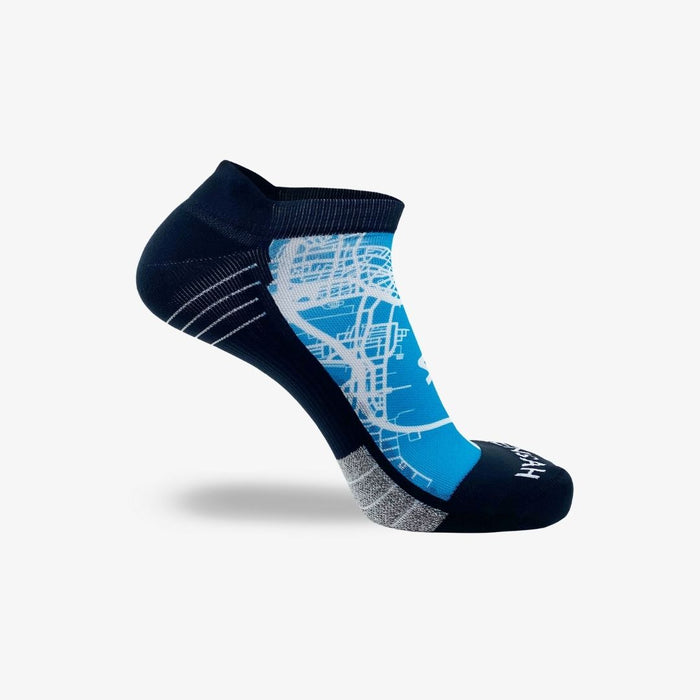 Boston Map Running Socks (No Show)Socks - Zensah