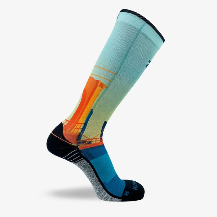 Brooklyn Postcard Compression Socks (Knee-High)Socks - Zensah