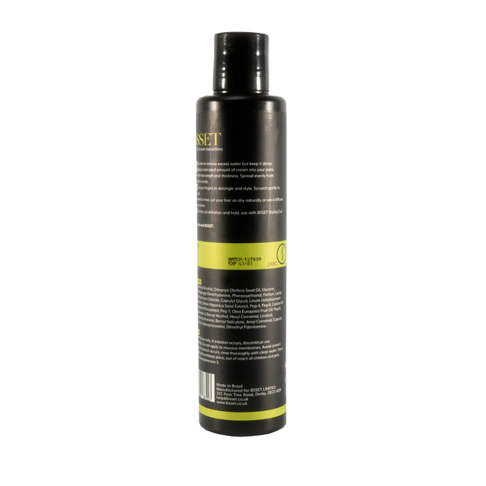 BSSET WAVY CURL CREAM 300 ML back of product
