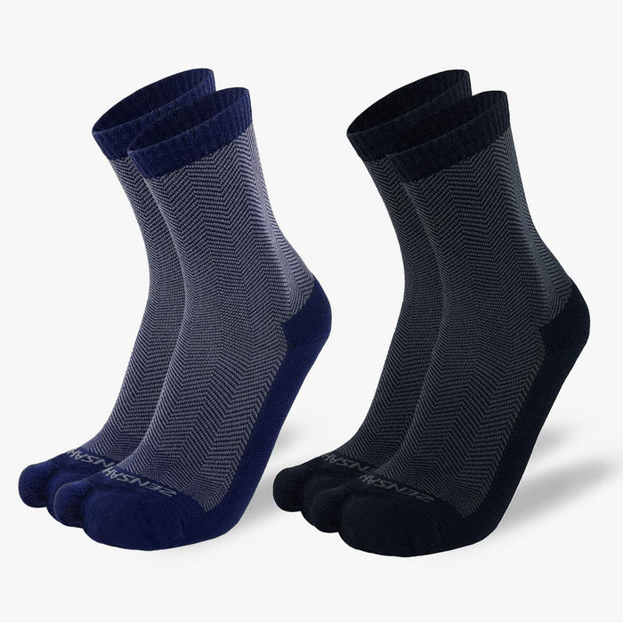 S / Black/Grey Navy/Grey 2 Pair